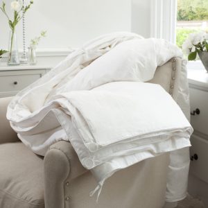 Keep warm and comfy with a Jasmine Silk Duvet