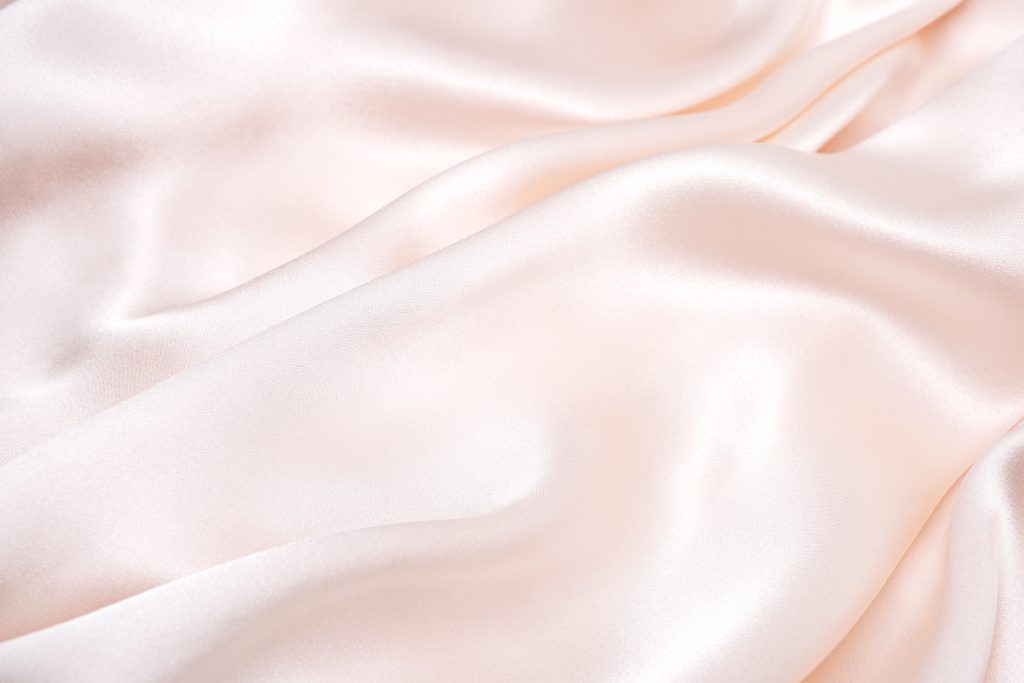 Pink silk sheet