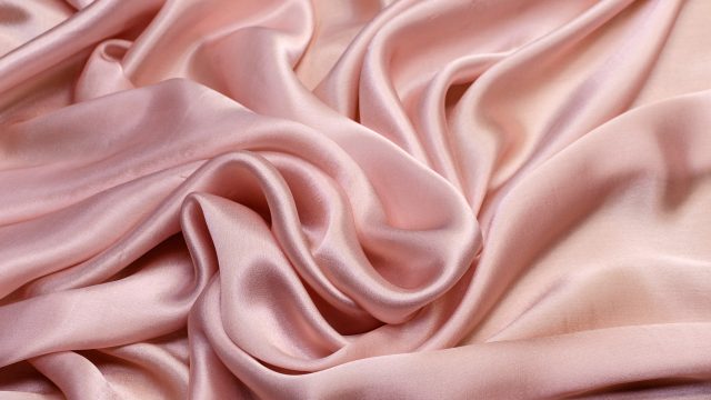 Pink Charmeuse Silk Fabric